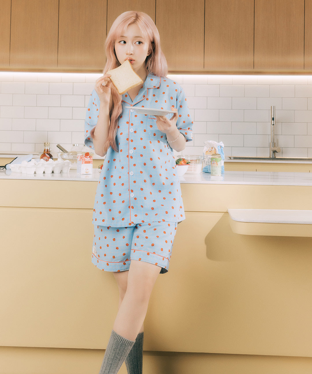 DOSSY預訂｜NMIXX HAEWON PICK TOMY PAJAMA SET