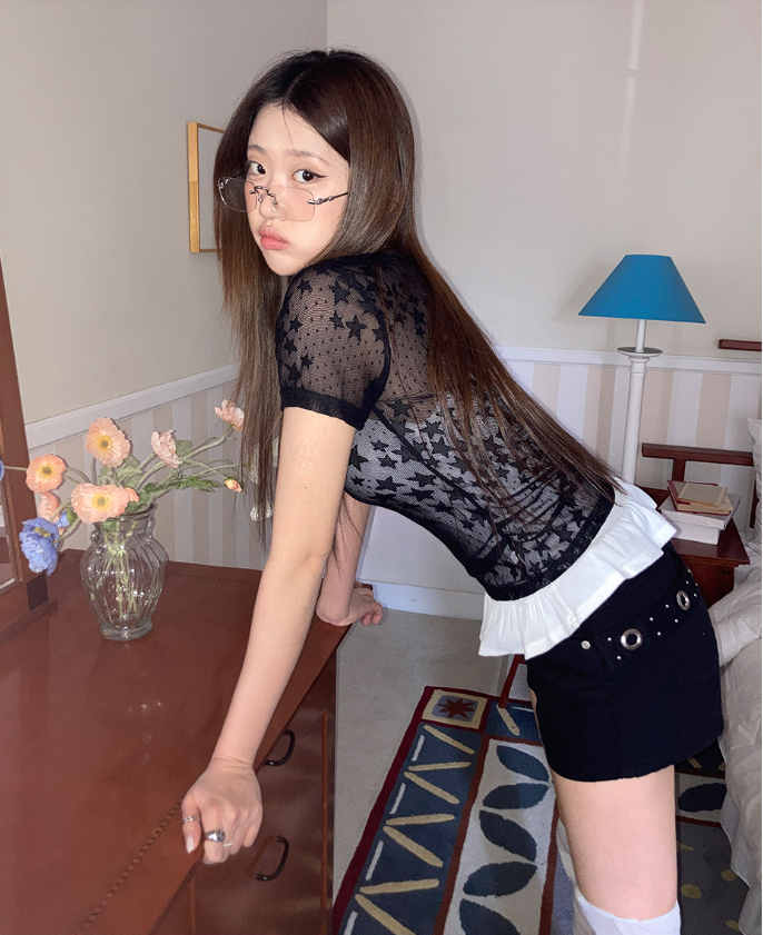 春夏預訂｜側高腰後繫帶短褲