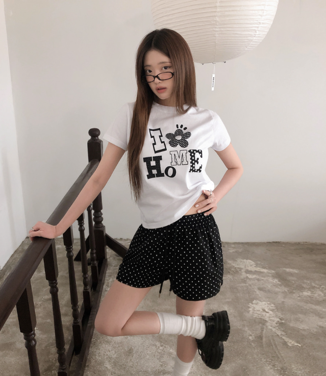 春夏預訂｜HOME圓點短袖TEE