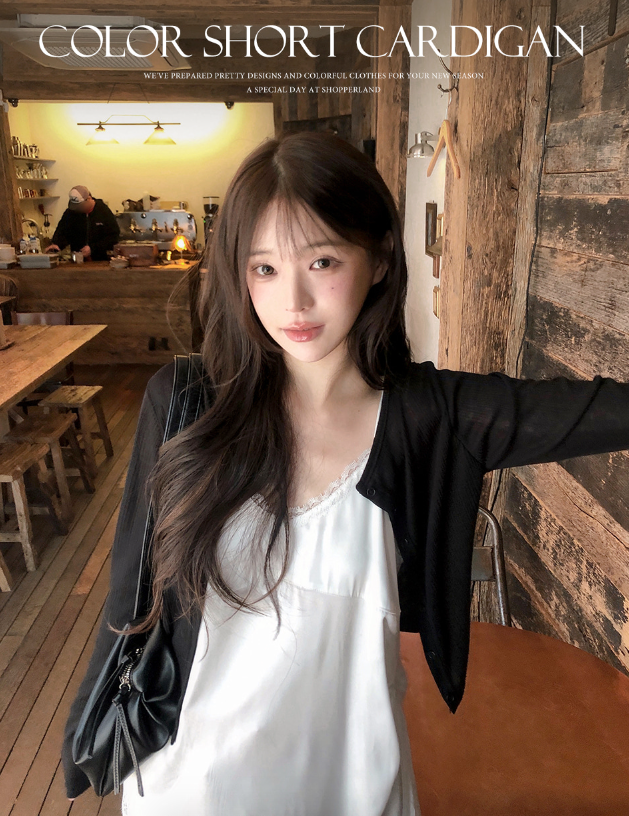 春夏預訂｜晨曦夏日精緻羅紋開襟衫