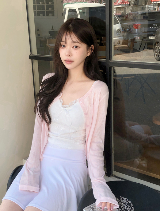 春夏預訂｜晨曦夏日精緻羅紋開襟衫