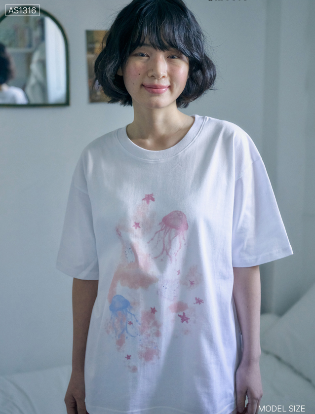 AMBLER預訂｜男女通用Jellyfish 短袖T恤 AS1316