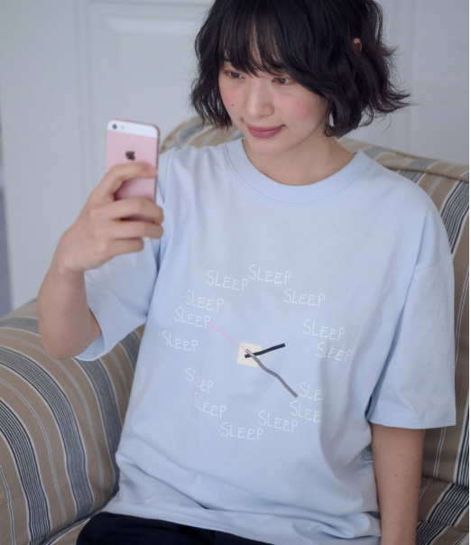 AMBLER預訂｜男女通用Sleep Clock 短袖T恤 AS1319