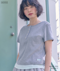 AMBLER預訂｜男女通用Botton Dot Layered短袖T恤 ACR703