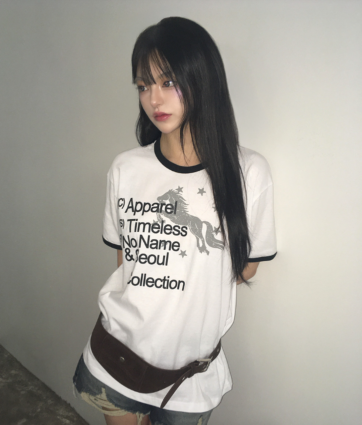 春夏預訂｜馬撞色寬鬆T恤