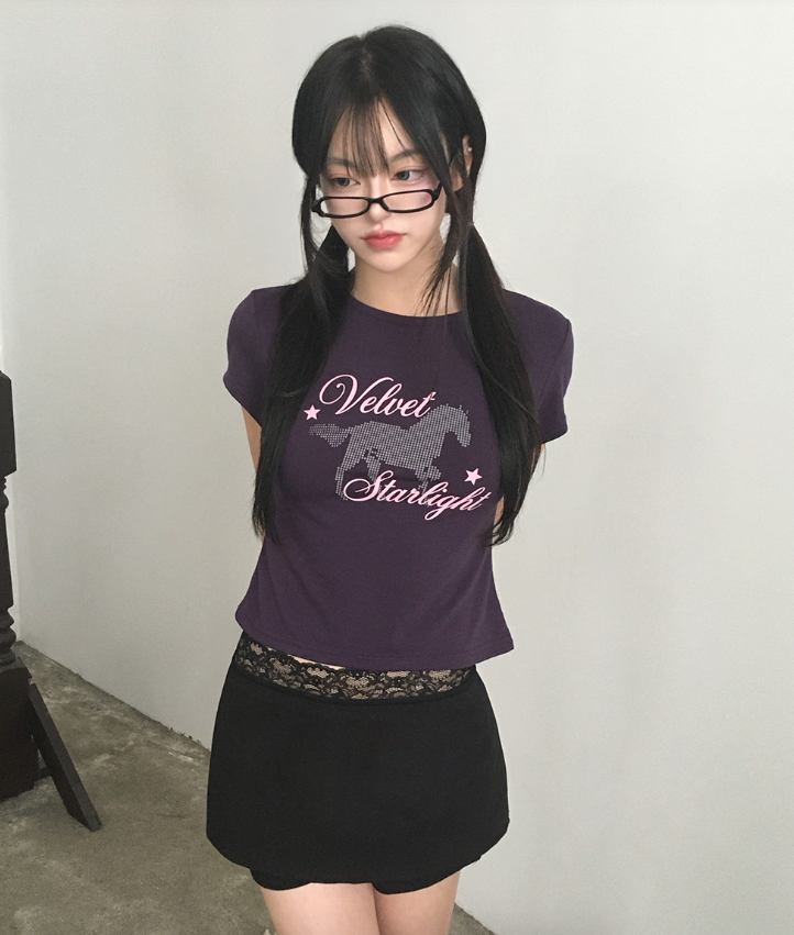 春夏預訂｜VELVET馬短袖T恤