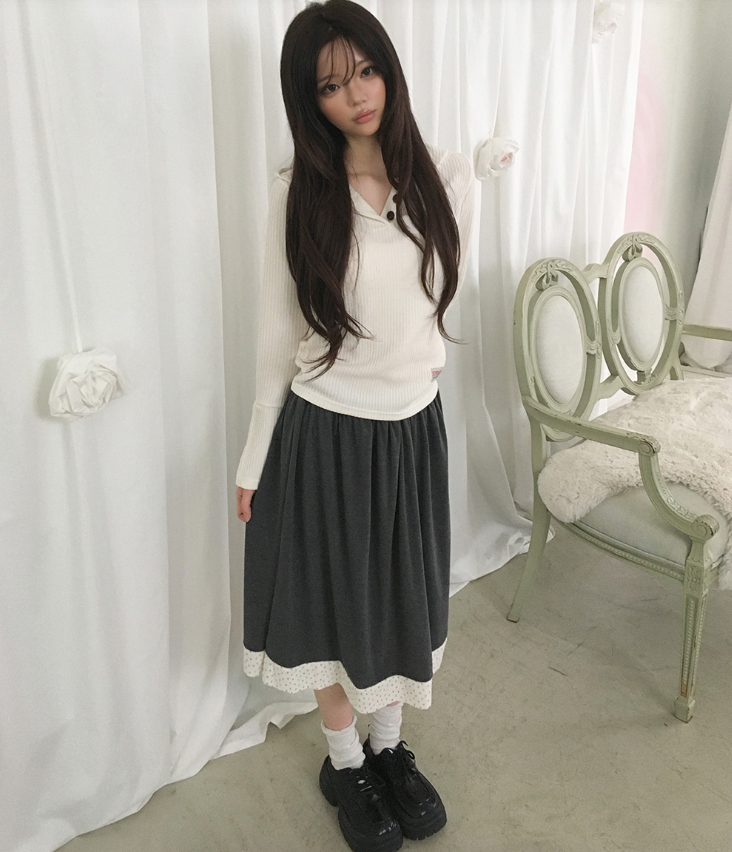 春夏預訂｜花卉拼色裙