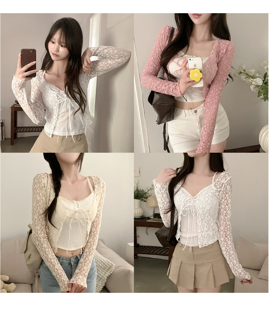春夏預訂｜Bloom Lace Bolero 開襟衫