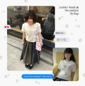 AMBLER預訂｜男女通用CHECK FLOWER短袖T恤 AS1311