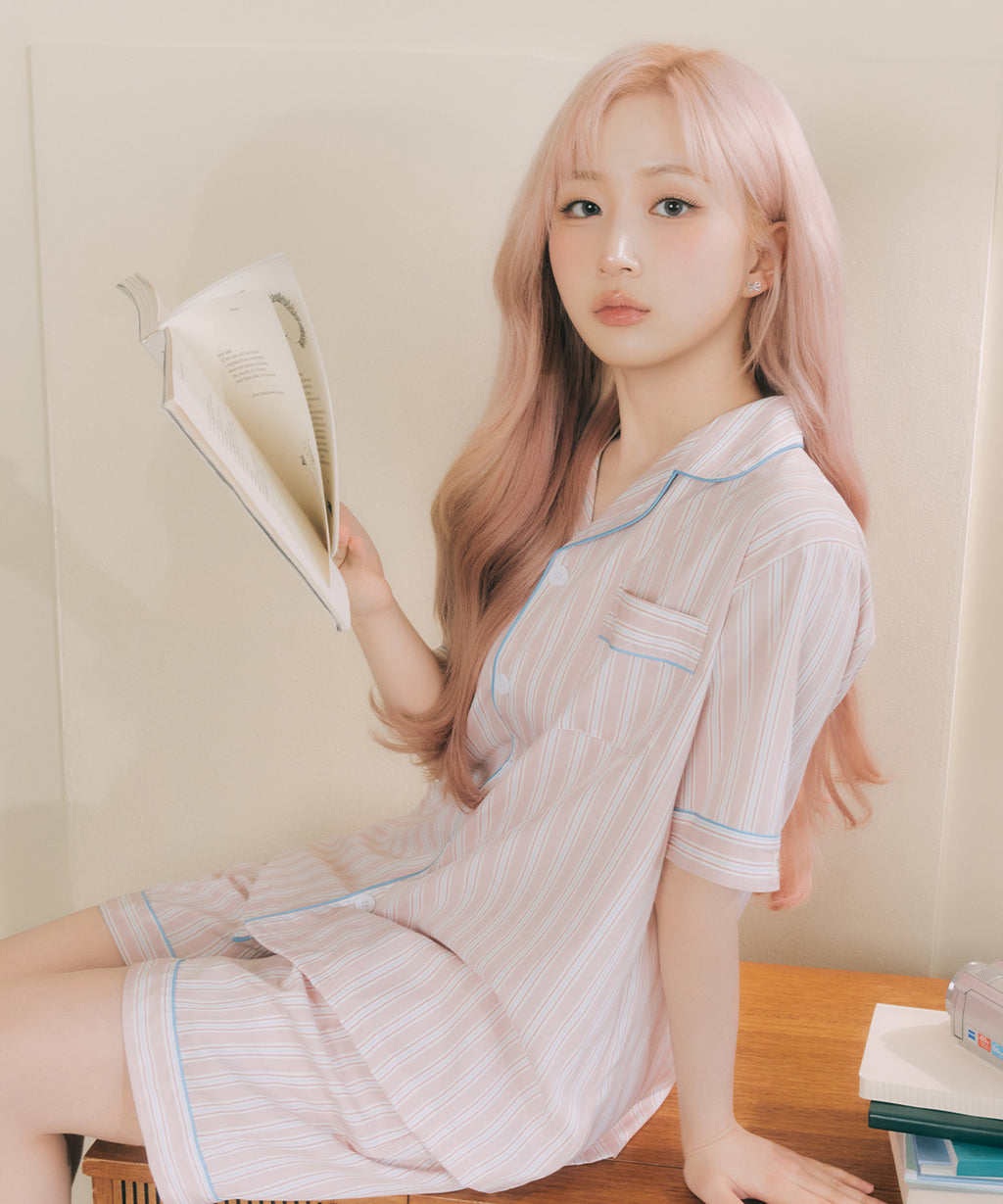DOSSY預訂｜NMIXX HAEWON PICK DAHLIA PAJAMA SET