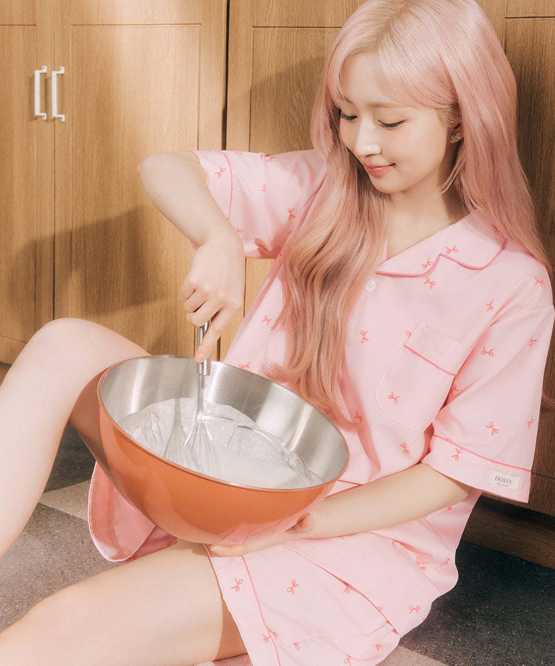DOSSY預訂｜NMIXX HAEWON PICK BUNNY PINK PAJAMA SET
