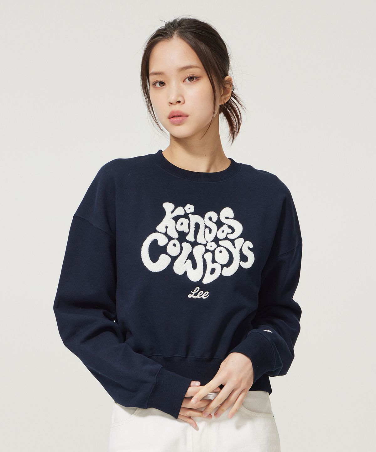 LEE 現貨｜LEE Women's Kansas Boucle Logo Sweatshirt