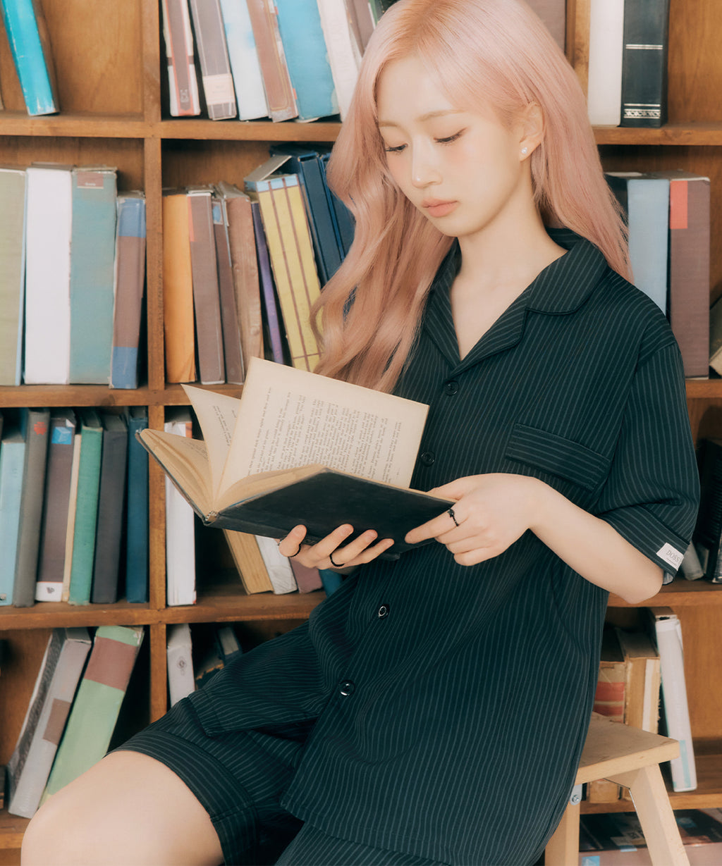 DOSSY預訂｜NMIXX HAEWON PICK MODERN SHORT PAJAMA SET