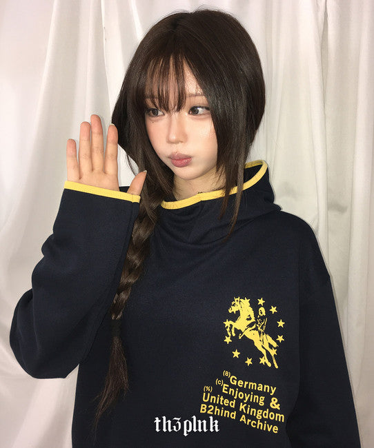 早秋預訂｜小馬撞色HOODIE