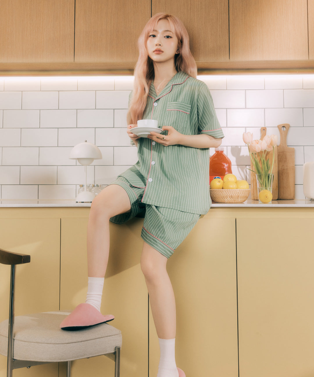 DOSSY預訂｜NMIXX HAEWON PICK WEDNESDAY PAJAMA SET