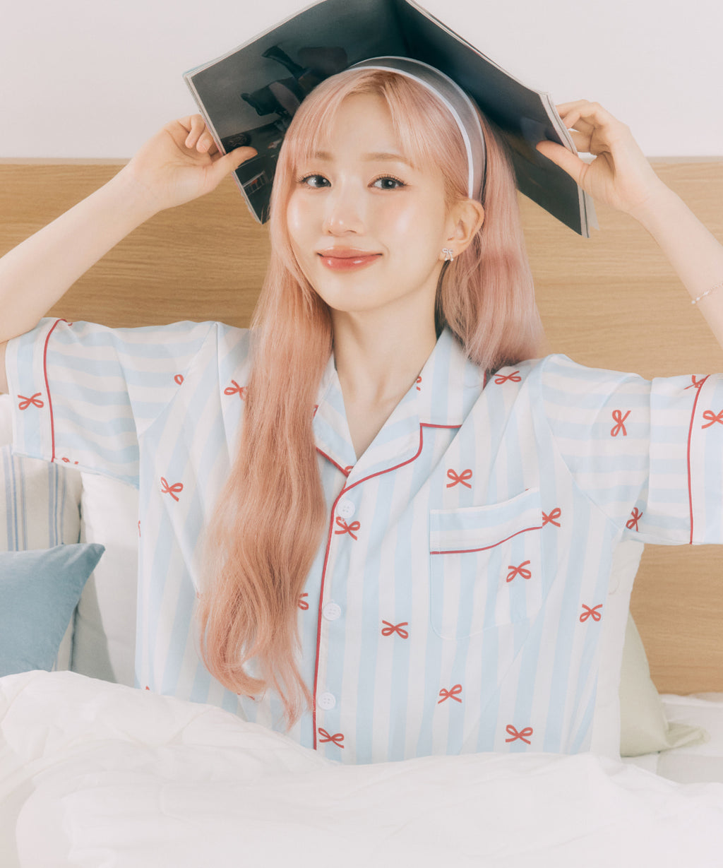 DOSSY預訂｜NMIXX HAEWON PICK BOWNIE PAJAMA SET
