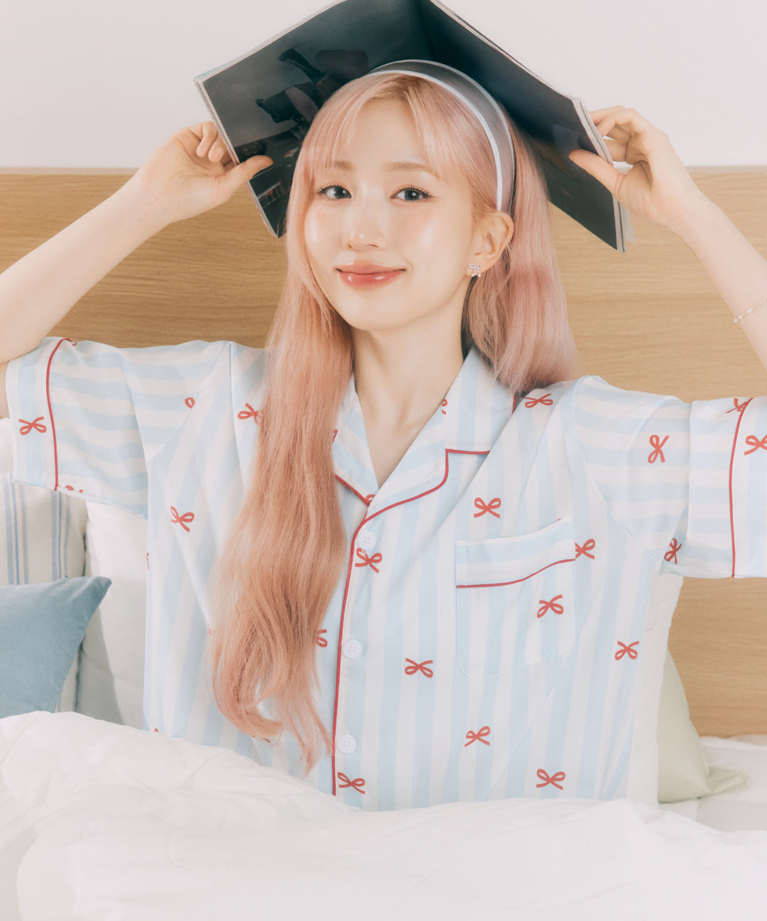 DOSSY預訂｜NMIXX HAEWON PICK BOWNIE PAJAMA SET