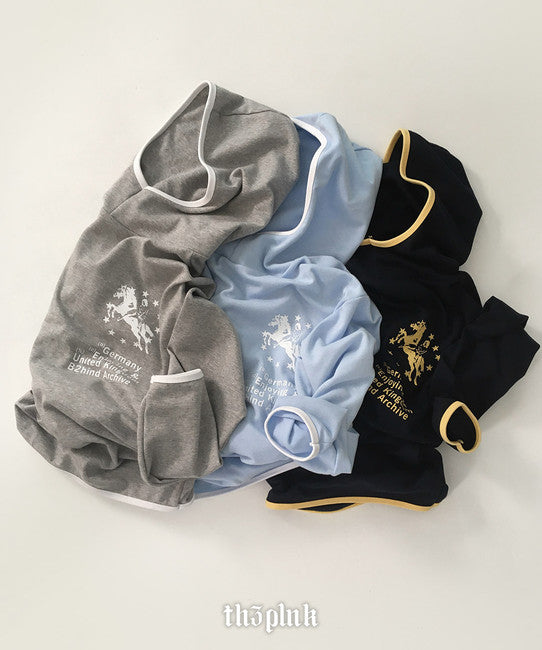早秋預訂｜小馬撞色HOODIE