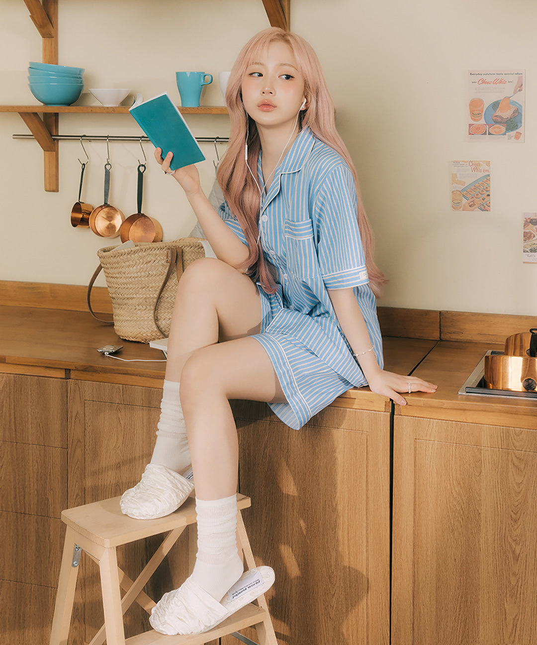 DOSSY預訂｜NMIXX HAEWON PICK MARINA PAJAMA SET