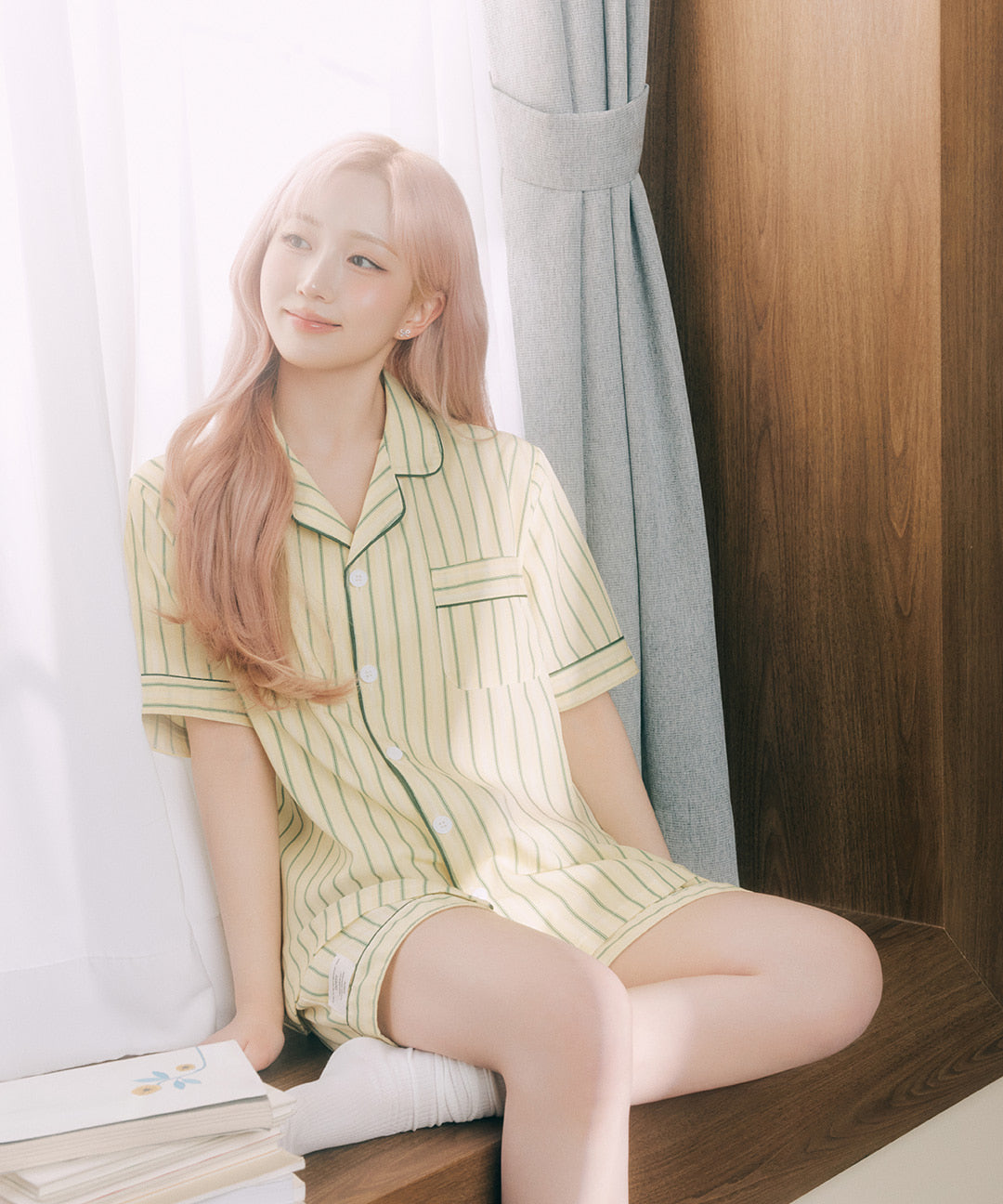 DOSSY預訂｜NMIXX HAEWON PICK PAIN PAJAMA SET