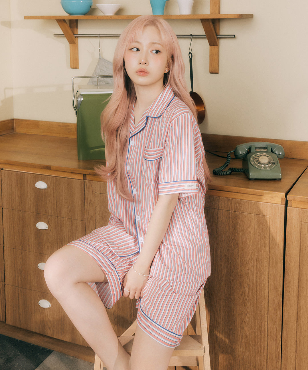 DOSSY預訂｜NMIXX HAEWON PICK PEONY PAJAMA SET