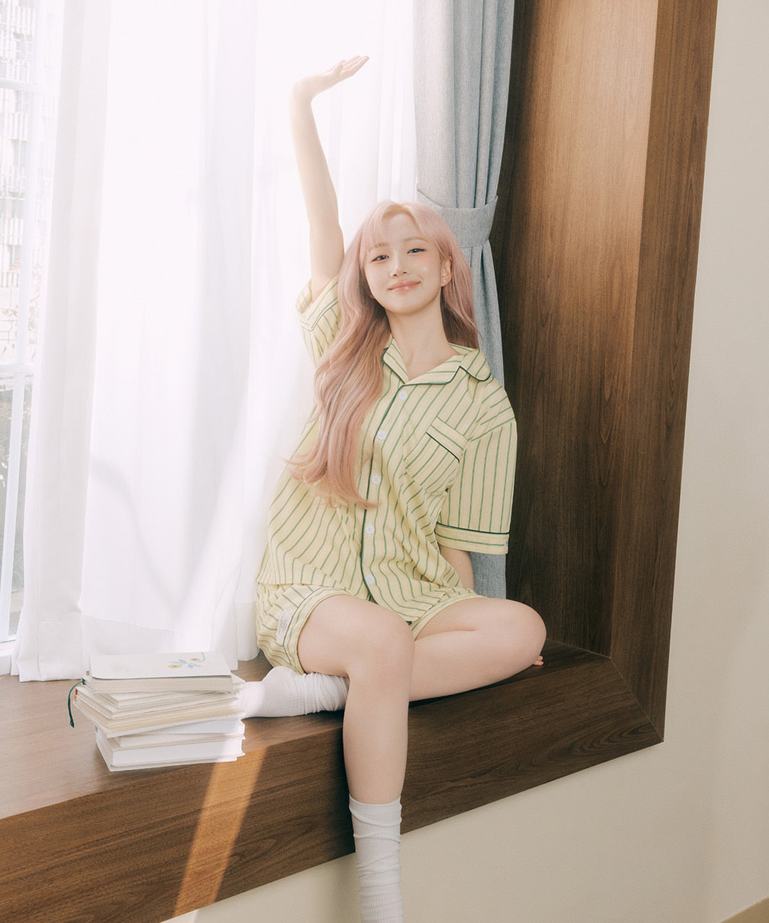 DOSSY預訂｜NMIXX HAEWON PICK PAIN PAJAMA SET