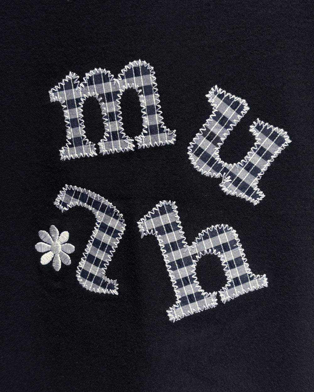 MUAHMUAH預訂｜DOUBLE CHECK HALF T-SHIRT