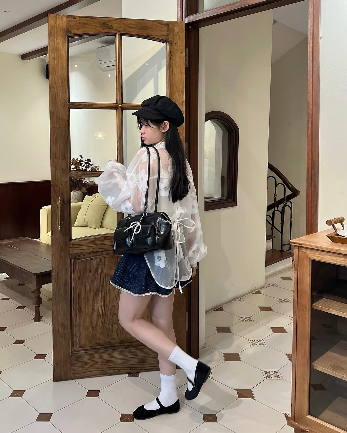 🇻🇳 Dora the label預訂｜Posie Sheer Shirt