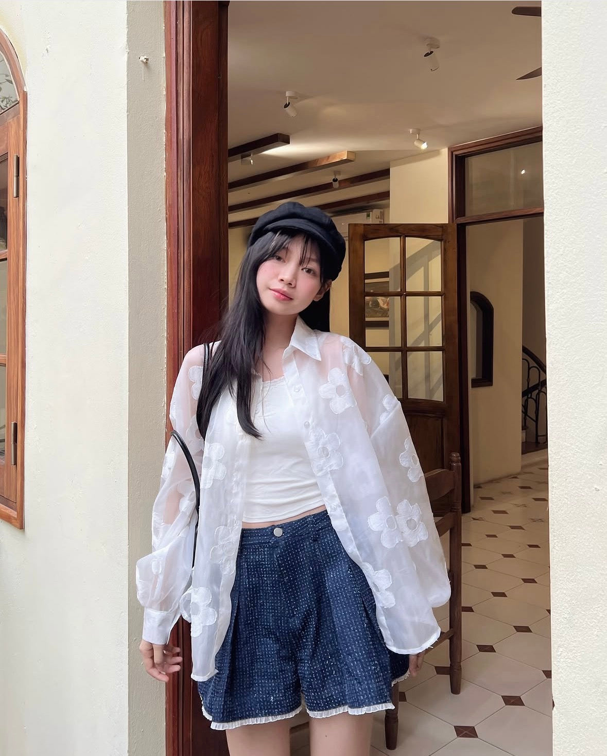 🇻🇳 Dora the label預訂｜Posie Sheer Shirt