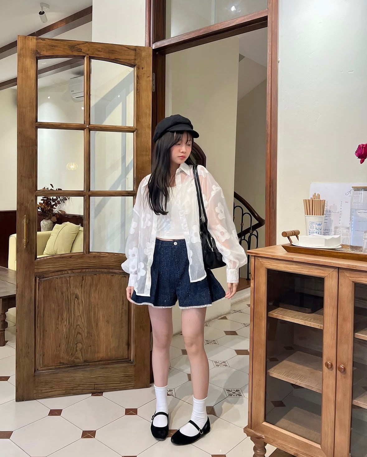 🇻🇳 Dora the label預訂｜Posie Sheer Shirt