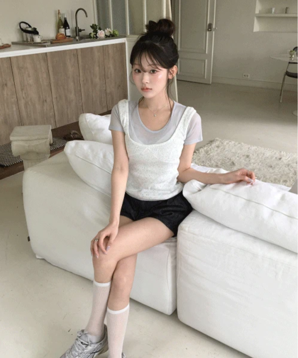 春夏預訂｜SPRINKLE層疊鏤空背心