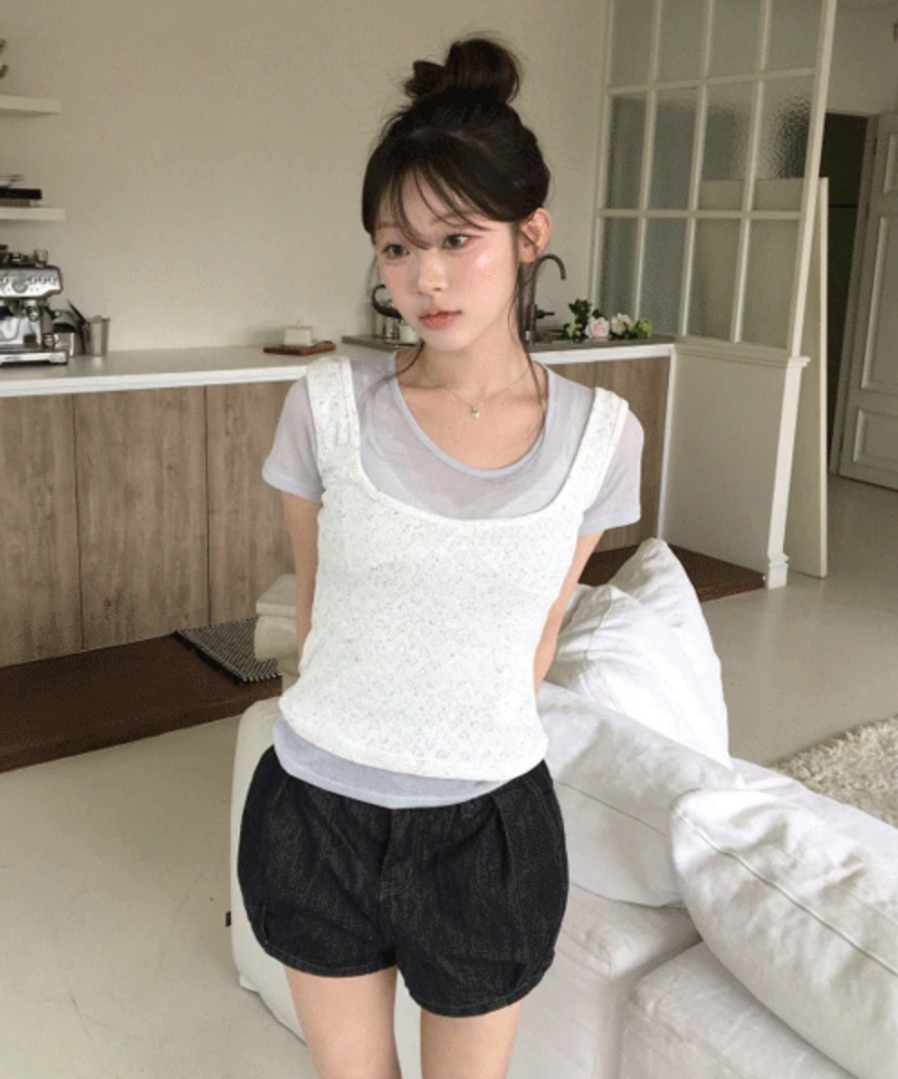 春夏預訂｜SPRINKLE層疊鏤空背心