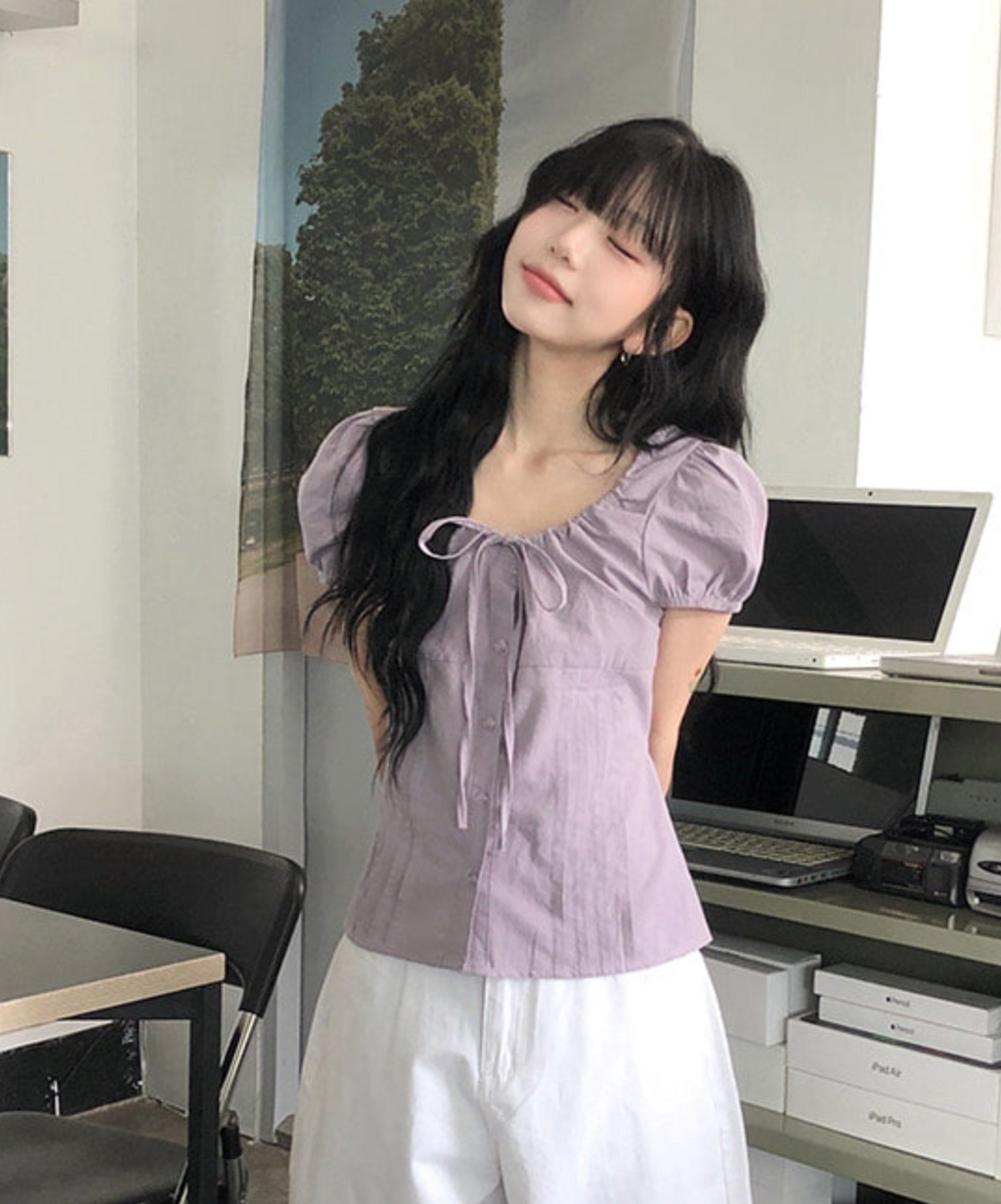春夏預訂｜可愛褶皺襯衫