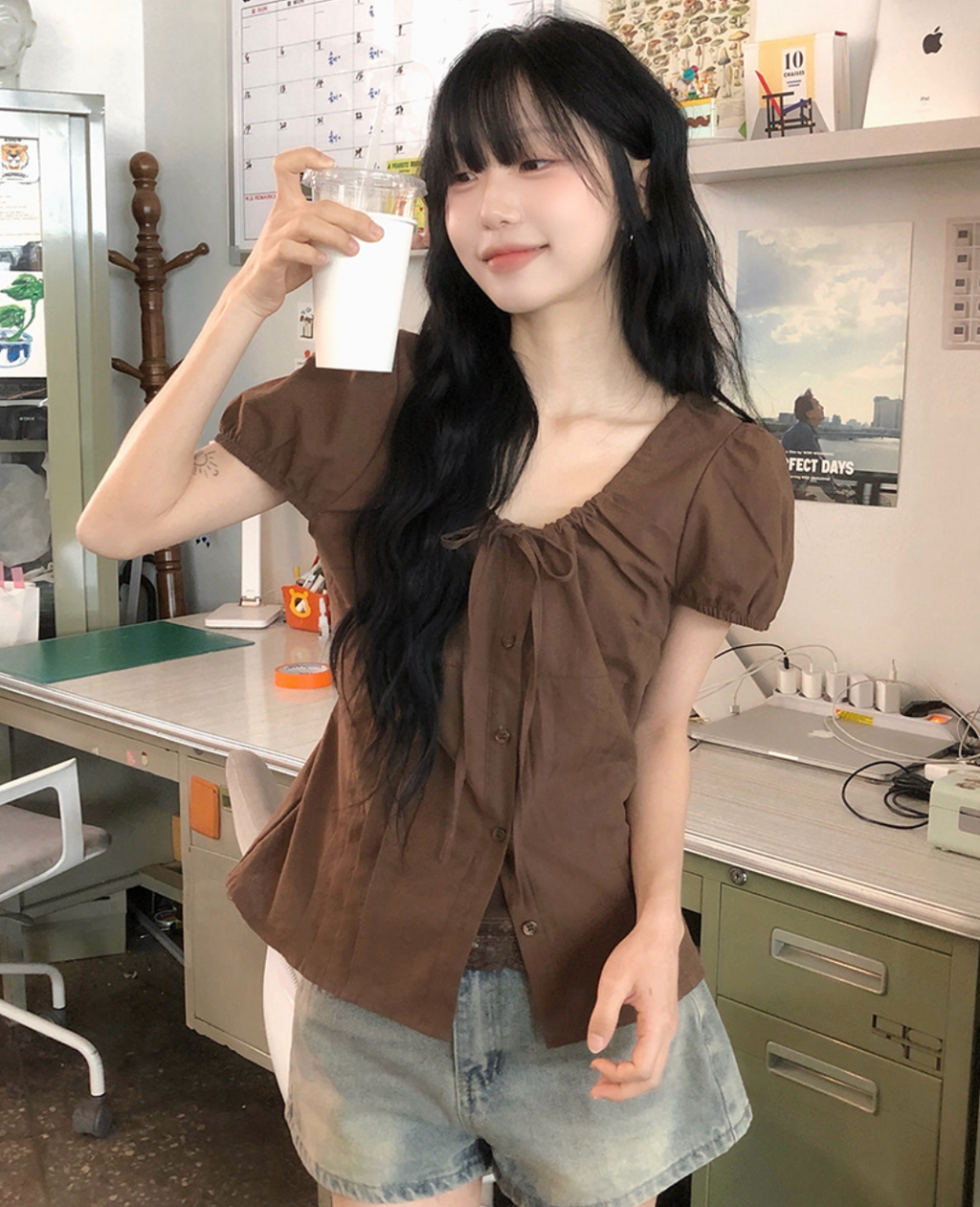 春夏預訂｜可愛褶皺襯衫