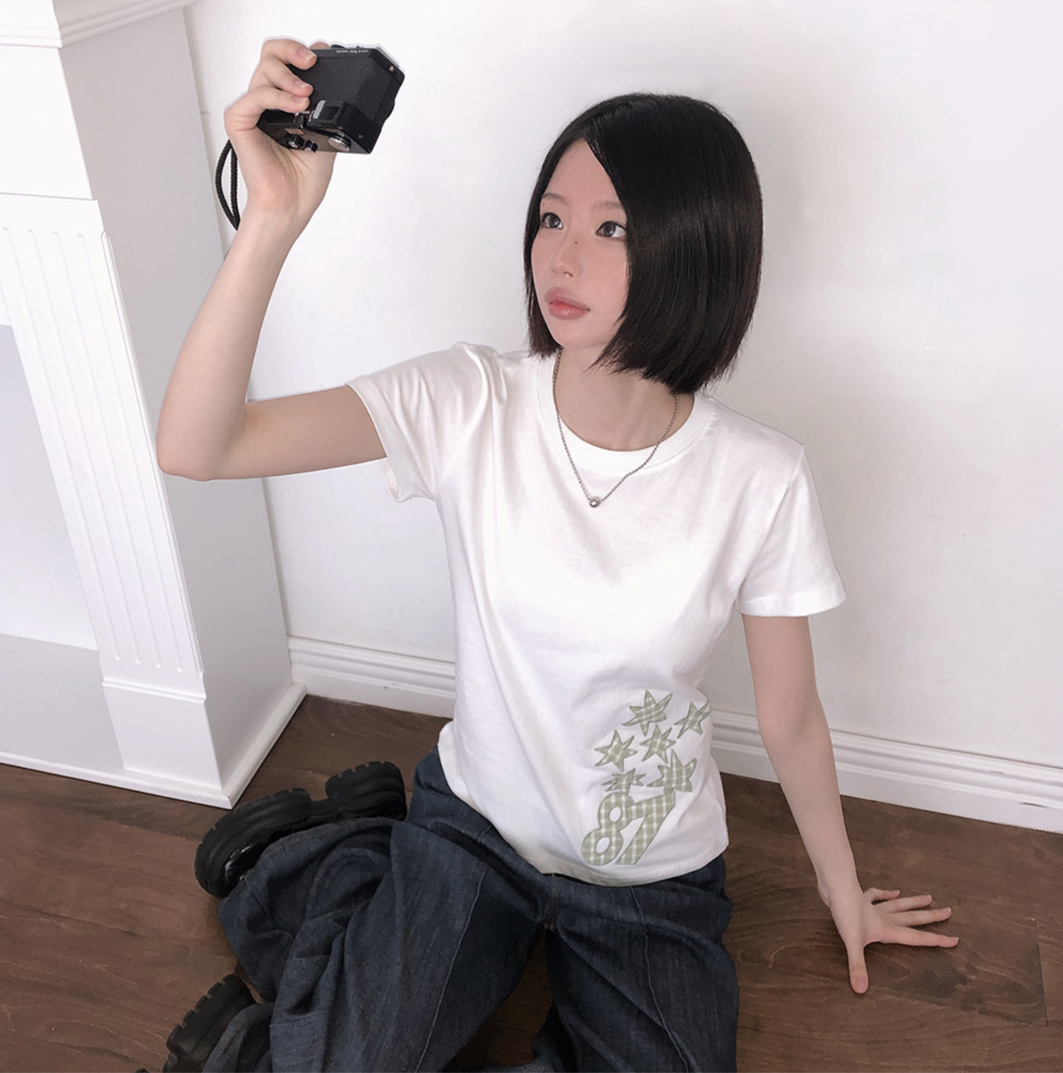 春夏預訂｜87星星貼花短袖T恤