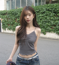 春夏預訂｜疊層波浪褶皺蕾絲背心