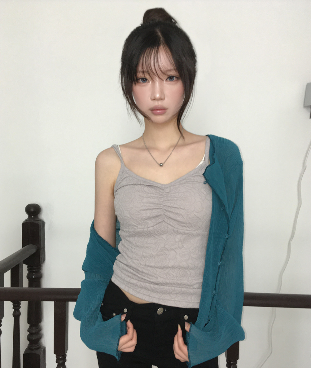 春夏預訂｜玫瑰提花背心