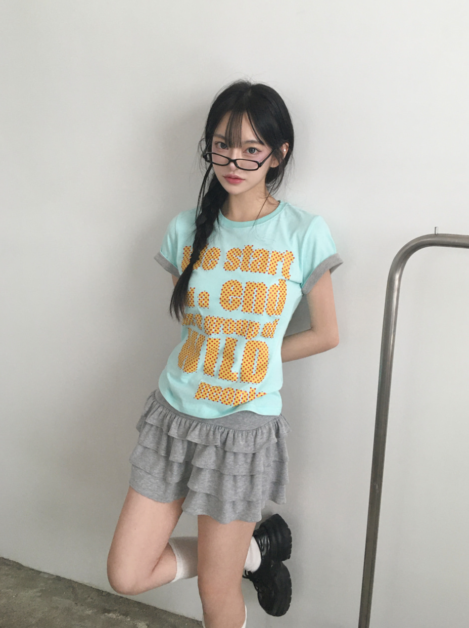 春夏預訂｜WILD DOT捲邊短袖T恤