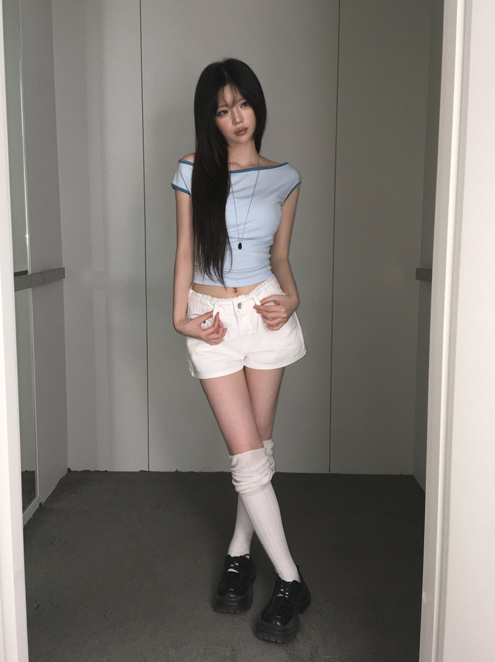 春夏預訂｜蕾絲層疊棉質迷你短褲