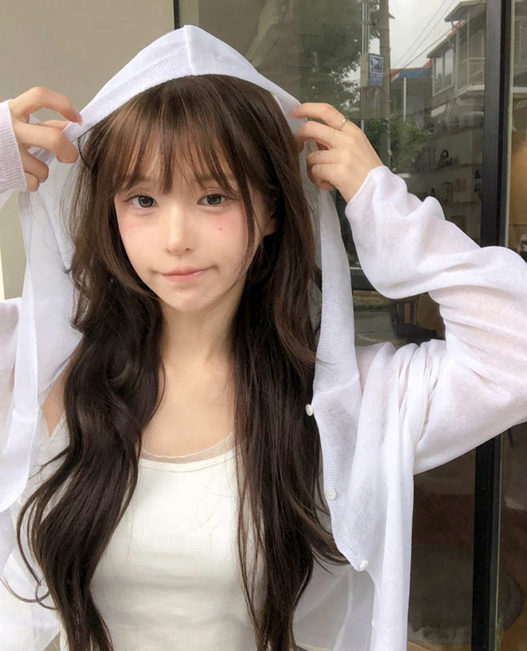 春夏預訂｜清涼夏季精緻寬鬆連帽針織開襟衫