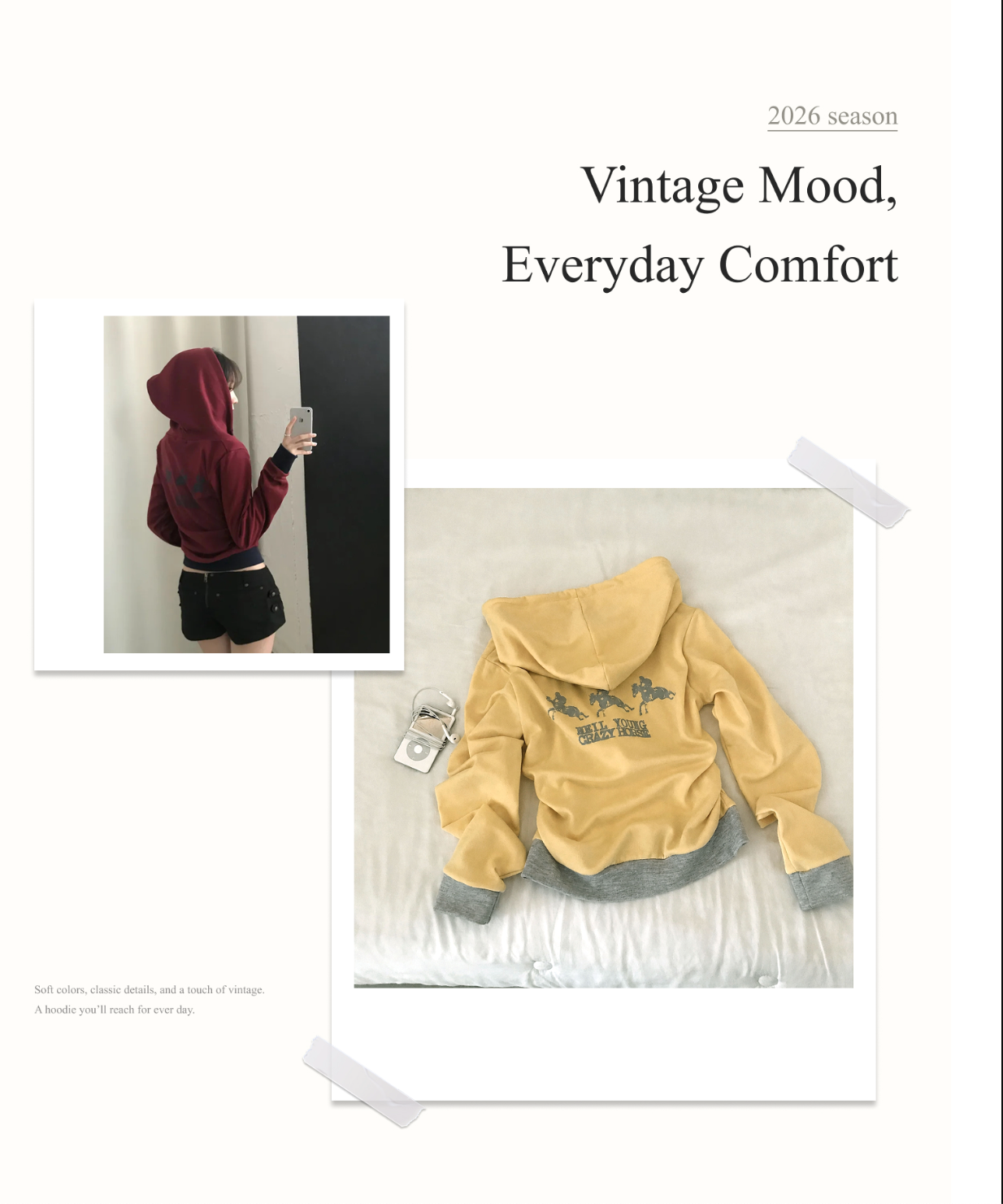 春夏預訂｜馬修身 ZIPUP HOODIE