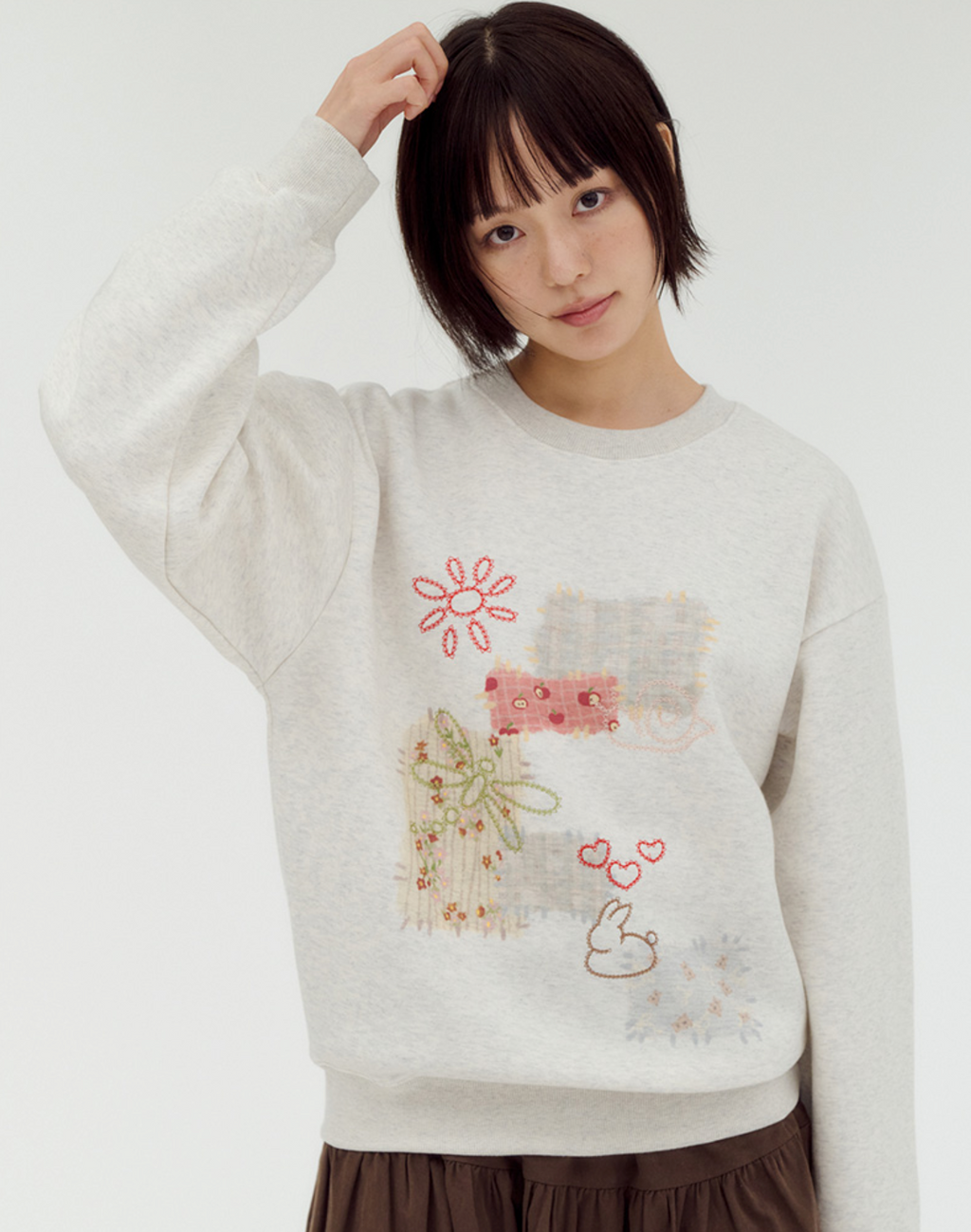 AMBLER 預訂｜Chain Stitched Vintage 刺繡衛衣 (AMM1407)