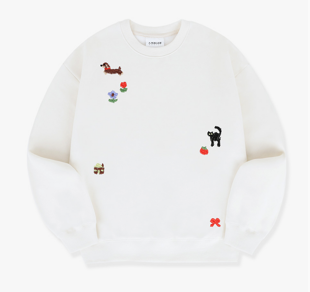 AMBLER 預訂｜Paint Friends 刺繡衛衣 (AMM1411)