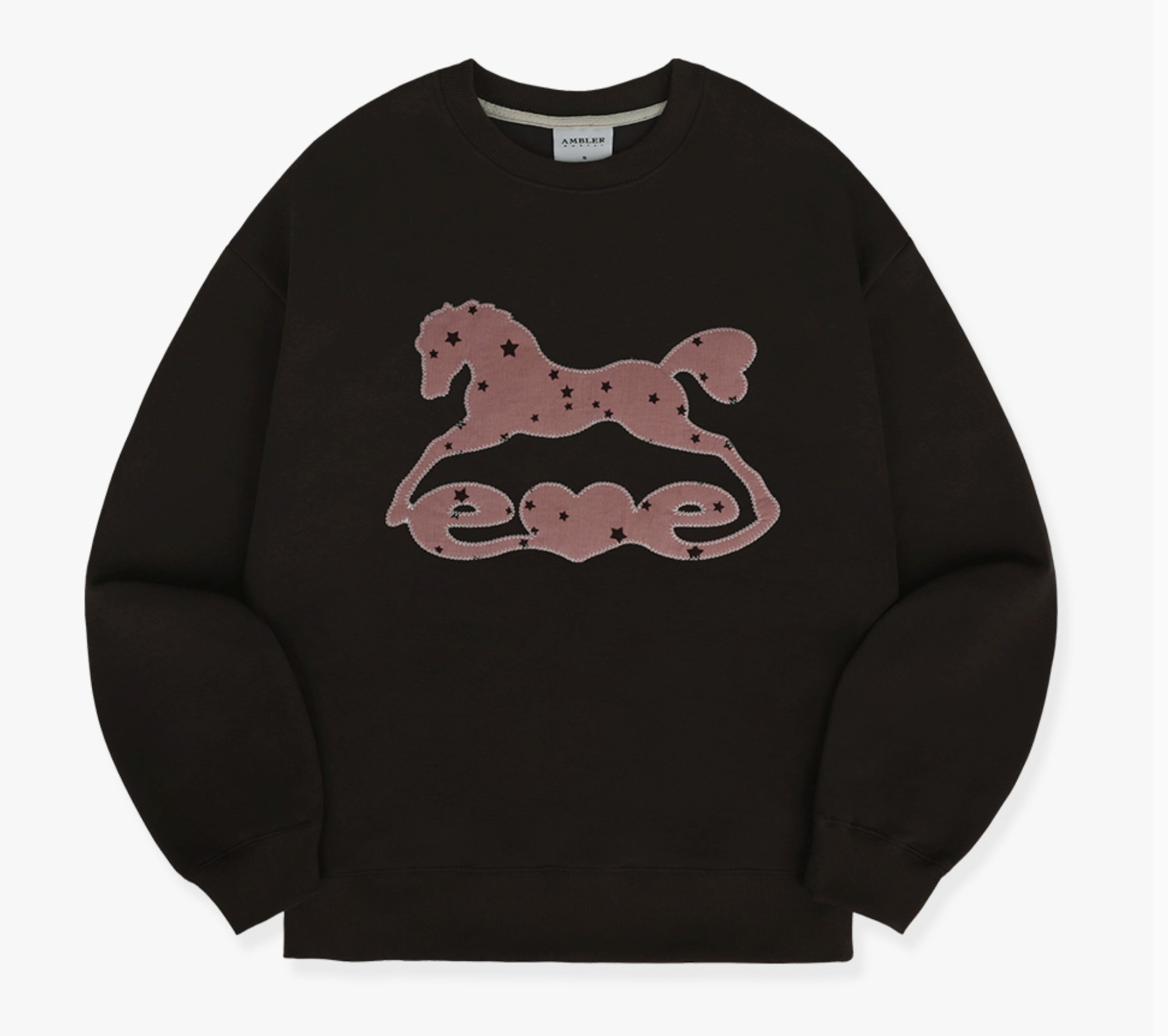 AMBLER 預訂｜Vintage Heart Tail Horse 刺繡衛衣 (AMM1414)