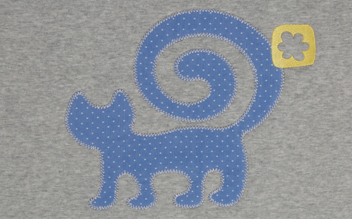 AMBLER 預訂｜Curly Cat 卷尾貓咪圖案連帽衛衣 (AHP1308)