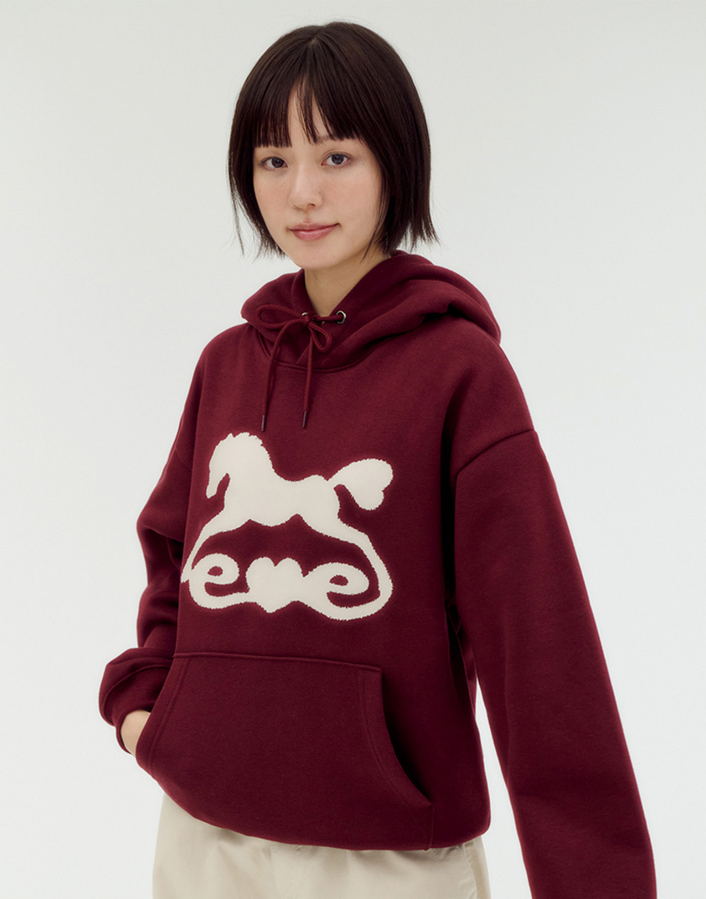 AMBLER 預訂｜Pinky Heart Tail Horse 連帽衛衣 (AHP1312)