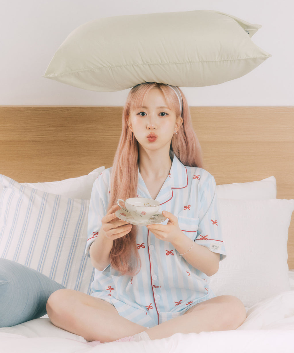 DOSSY預訂｜NMIXX HAEWON PICK BOWNIE PAJAMA SET