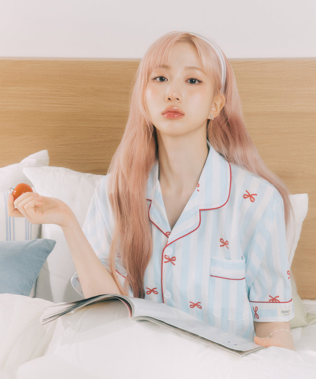 DOSSY預訂｜NMIXX HAEWON PICK BOWNIE PAJAMA SET