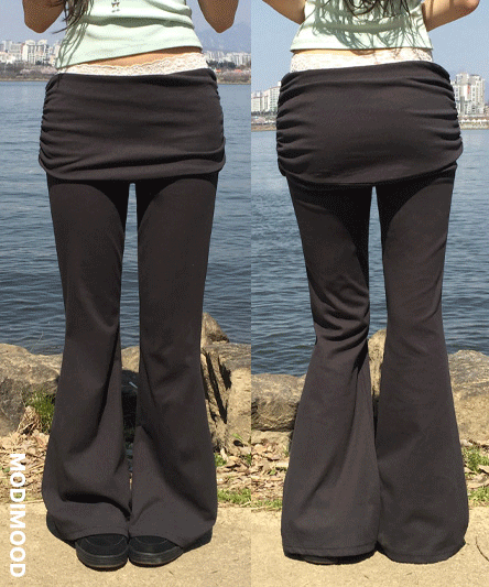 春夏預訂｜褶皺喇叭裙褲