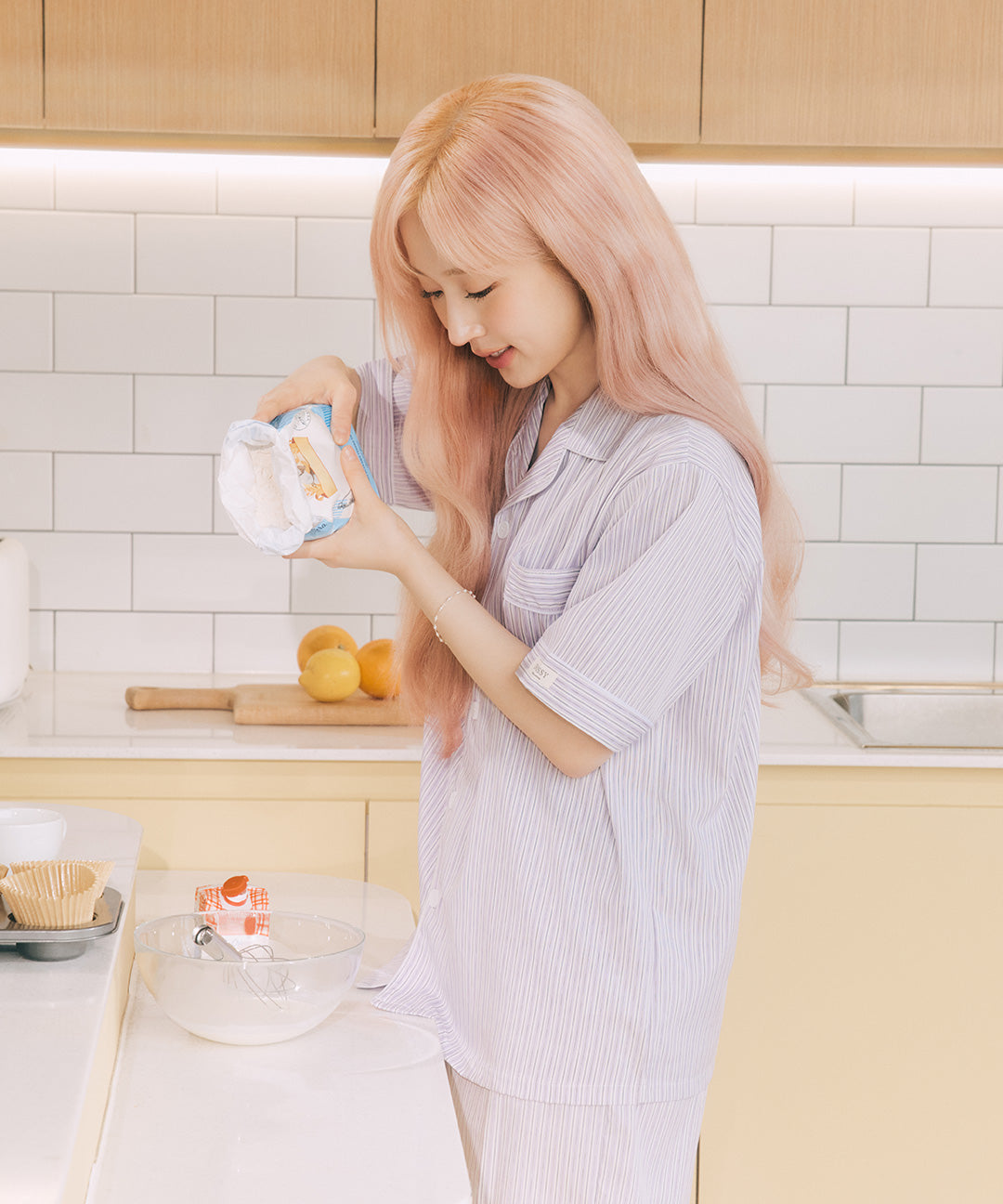 DOSSY預訂｜NMIXX HAEWON PICK LILAC PAJAMA SET
